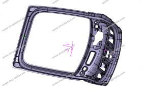 CATIA 汽车尾门内板工艺