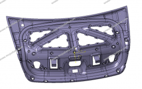 尾门内板   CATIA    工艺